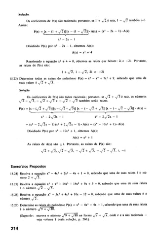 Noções de matemática vol.7
