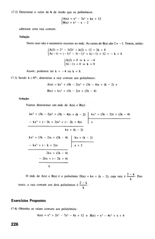 Noções de matemática vol.7