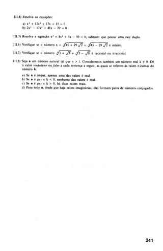 Noções de matemática vol.7