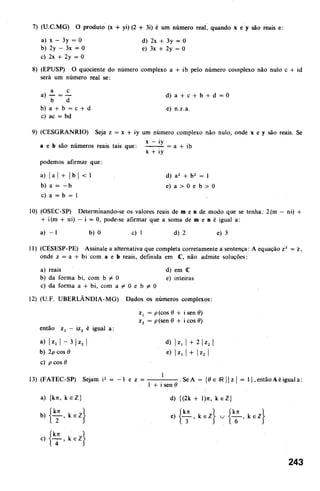 Noções de matemática vol.7