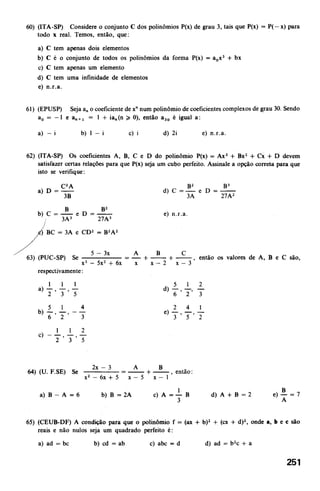 Noções de matemática vol.7