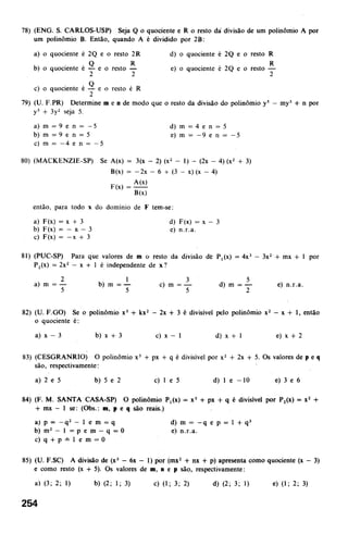 Noções de matemática vol.7