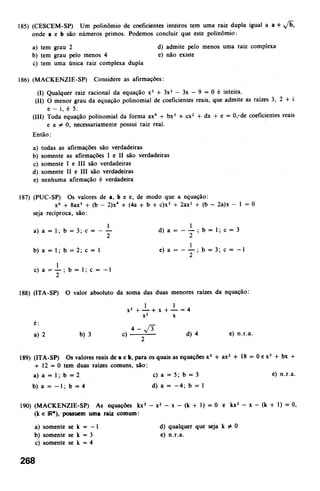 Noções de matemática vol.7
