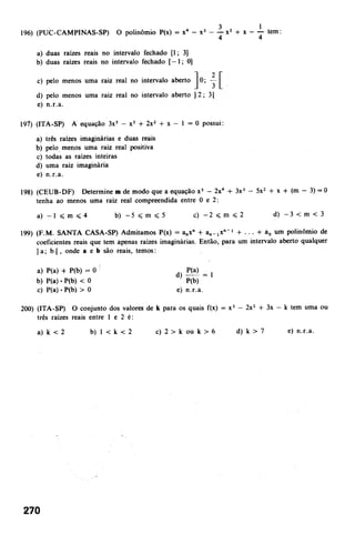 Noções de matemática vol.7