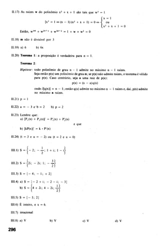 Noções de matemática vol.7
