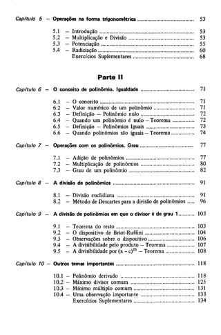 Noções de matemática vol.7