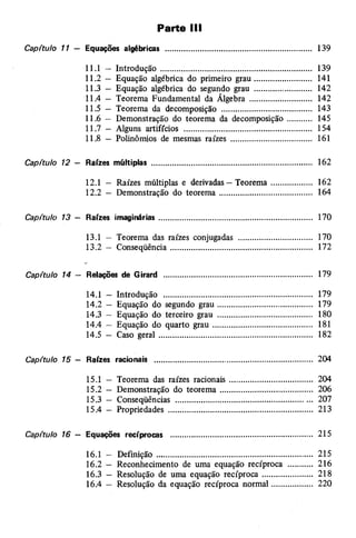 Noções de matemática vol.7