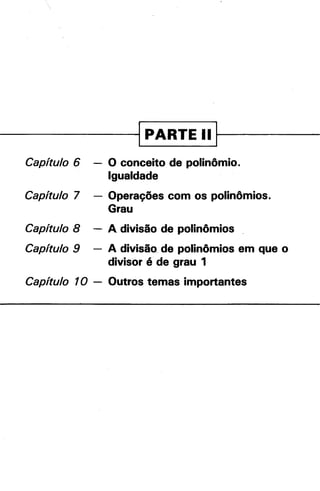 Noções de matemática vol.7