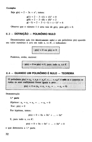 Noções de matemática vol.7