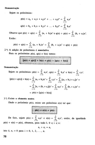 Noções de matemática vol.7