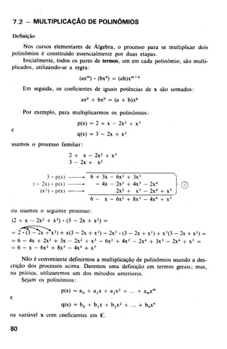 Noções de matemática vol.7