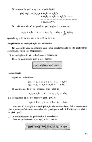 Noções de matemática vol.7