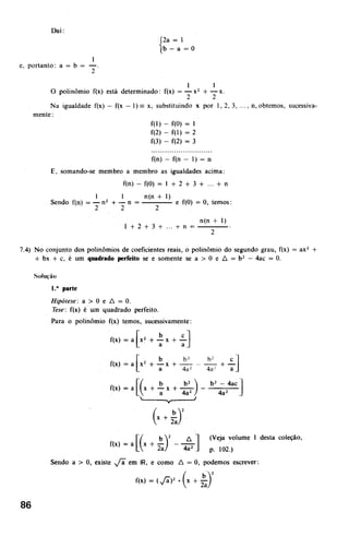 Noções de matemática vol.7