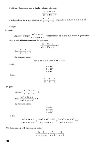 Noções de matemática vol.7