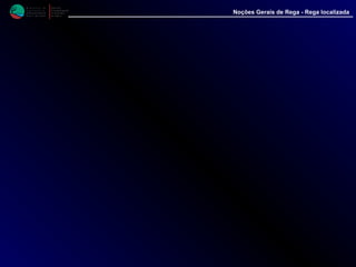 M i n i s t é r i o d a
A g r i c u l t u r a ,
do Desenvolvimento
Rural e das Pescas
DRAALG
Direcção Regional
de Agricultura
do Algarve
Fertirrega em Horticultura
3- EQUIPAMENTOS E PROCEDIMENTOS PARA ESTIMAR
AS NECESSIDADES DE REGA
Vamos considerar neste capítulo os “Tensiómetros”ensiómetros” e a “Tina de classe A”ina de classe A”,
visto serem os equipamentos que, no Centro de Experimentação Horto
Frutícola do Patacão, tomamos como referência para estimar e aferir as
dotações de água a aplicar às culturas.
Tensiómetros
• São aparelhos que dão informações acerca do grau de secura ou de humidade num solo
regado, baseadas na leitura do valor da tensão da água no solo.
• Dado que medem directamente a energia que as raízes devem empregar para utilizar a
água retida pelo solo, podem constituir excelentes auxiliares do agricultor, fornecendo
indicações de razoável precisão quanto ao momento e quantidades de água a fornecer às
plantas.
• Em muitos casos substituem com vantagem os métodos tradicionais que determinam a
humidade no solo com base em análises gravimétricas, uma vez que se eliminam os
trabalhos de recolha das amostras, as determinações em laboratório etc..
• Os tensiómetros funcionam satisfatoriamente dentro dum intervalo de valores
compreendido entre 0 e 80 Cb., valores estes que são adequados para a vegetação em
boas condições da maioria das culturas regadas, sendo por isso óptimos auxiliares na
rega em horticultura, floricultura e fruticultura.
 