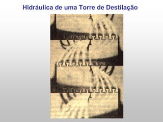 Hidráulica de uma Torre de Destilação
 