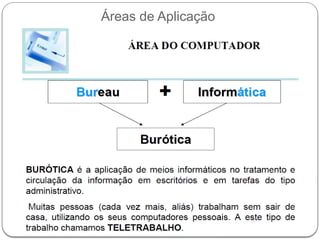Áreas de Aplicação
 