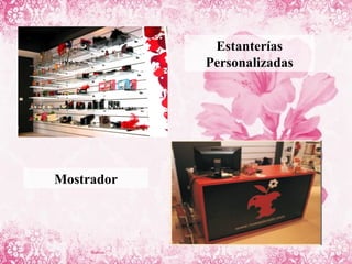 Estanterías Personalizadas Mostrador 