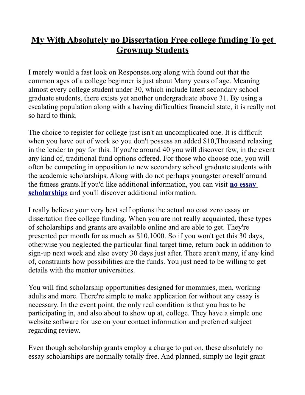 Get funding dissertation picture