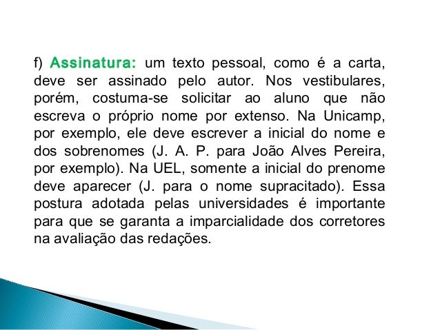 Noções sobre carta argumentativa Noções sobre carta argumentativa