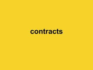 contracts
 