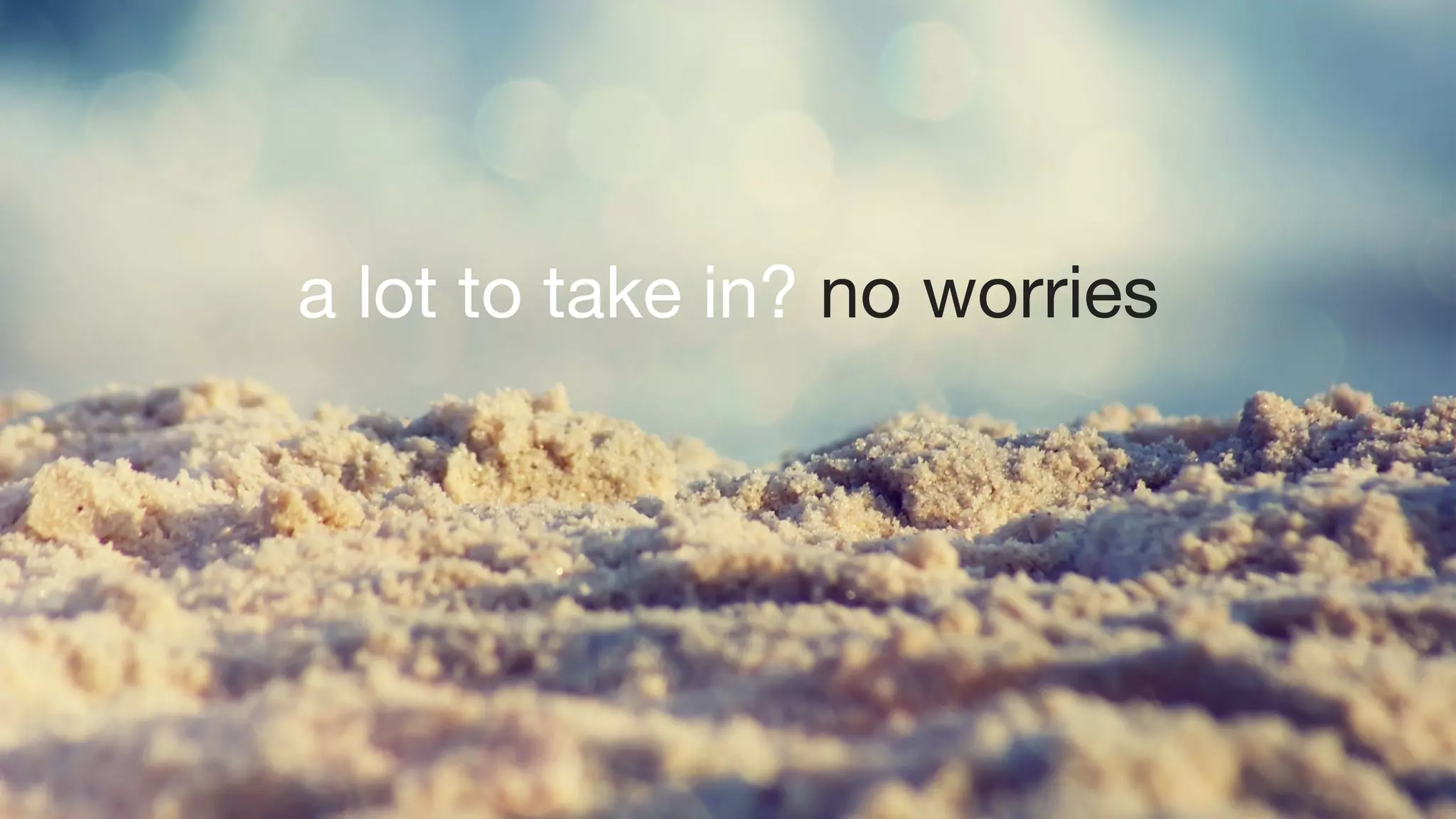 a lot to take in? no worries




                               Jacek Grebski
 