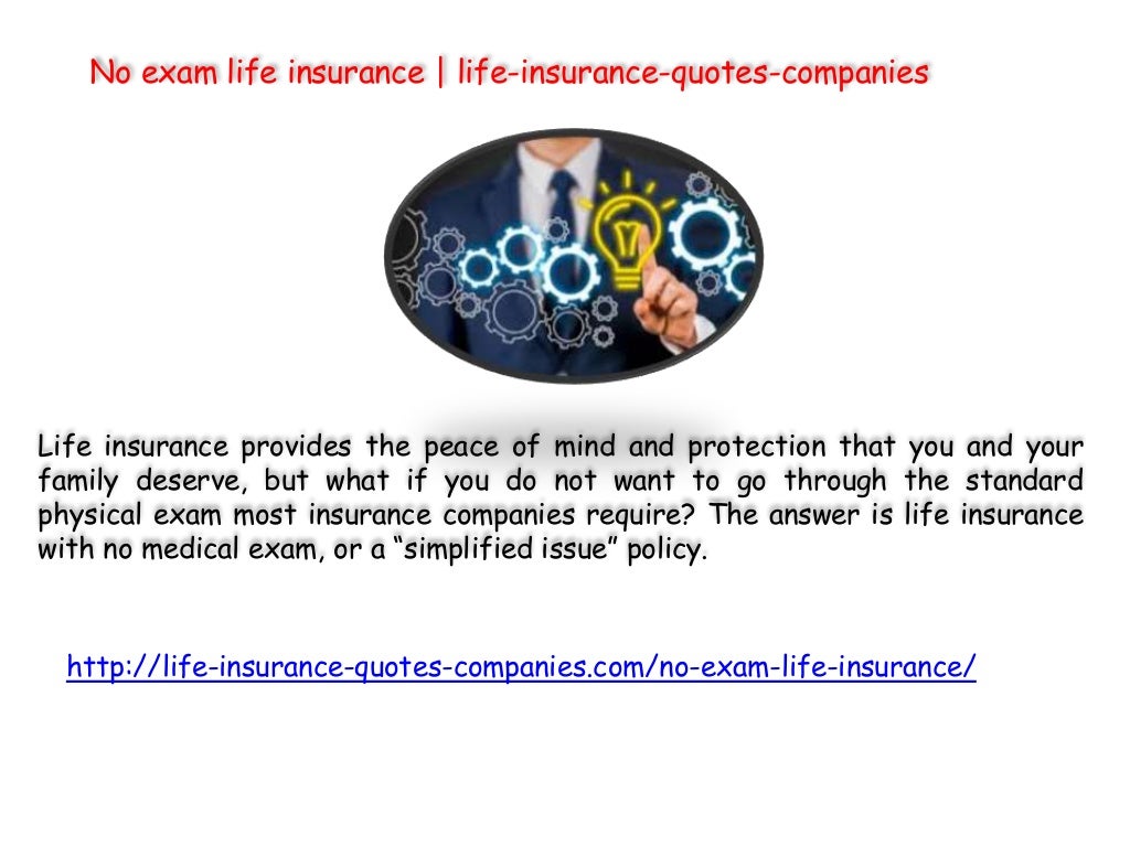 No exam life insurance life insurance-quotes-companies