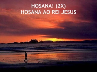 HOSANA! (2X) HOSANA AO REI JESUS 