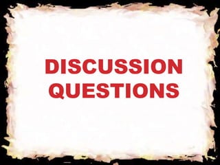 DISCUSSION 
QUESTIONS 
 