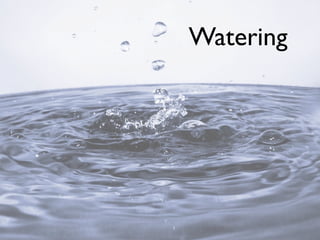 Watering
 