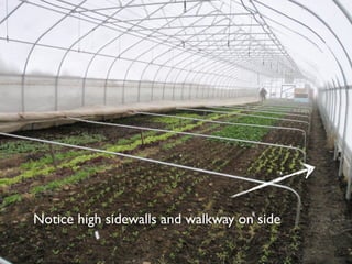 Notice high sidewalls and walkway on side
 