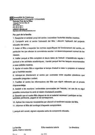 Nofc i carta de compromís