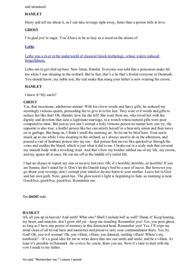 no fear by shakespear hamlet what news is revealed in hamlet s letter to horatio