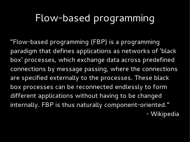 20 Javascript Flow Based Programming