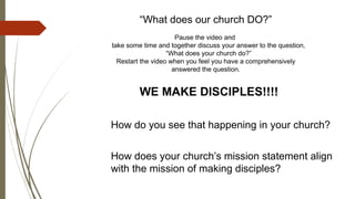 Developing an Intentional Discipleship Plan for Church Transformation ...