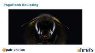 @patrickstox
PageRank Sculpting
 