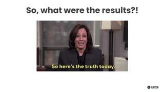 So, what were the results?!
 