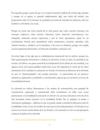 Modalidad Formal Educación no formal | PDF