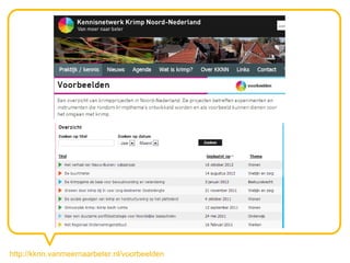 http://kknn.vanmeernaarbeter.nl/voorbeelden
 