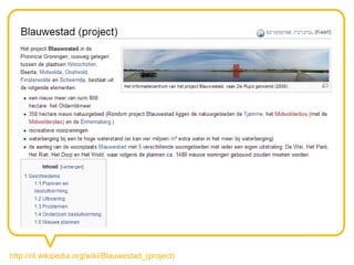 http://nl.wikipedia.org/wiki/Blauwestad_(project)
 