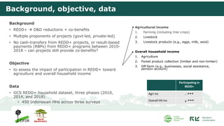 REDD+ project and its impact households’ incomes in Indonesian Borneo ...