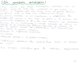 No gastes energía