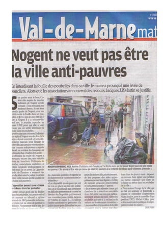 Nogent ne veut pas être la ville anti pauvres-parisien