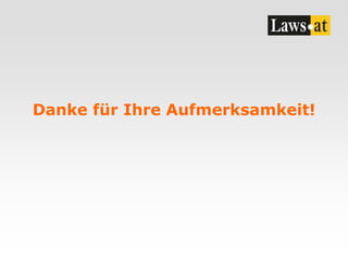 Danke für Ihre Aufmerksamkeit!
 