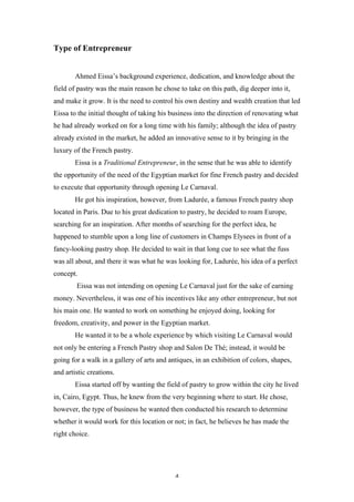 Entrepreneurship project | PDF