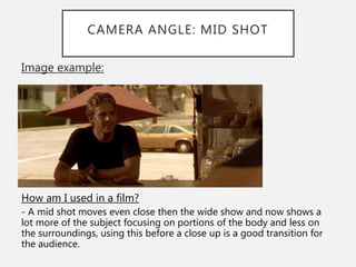 Medium Camera Angle Example Camera Angles | PPTX