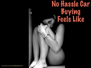 No Hassle Car
Buying
Feels Like

http://www.ﬂickr.com/photos/20753508@N00/2821014726

 