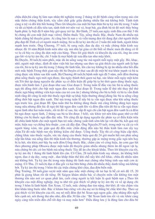 69
ch a i n,bà cũng b làm n n nhân thí nghi m trong 2 tháng t ó b nh càng tr m tr ng mà còn
m c thêm ch ng th n kinh, xây x m ch t gi c gi a ư ng nhi u l n mà không bi t. Tánh tình
càng tr và ôi khi h t ho ng.Theo l i khuyên c a m t bà b n thân bà t k ám th trong 3 tu n
và t t c b nh cũ u tiêu tan, tánh tình tr nên vui v , ho t bát, gia ình bà t ó m i th y bóng
h nh phúc ly bi t ã 8 năm bây gi quay tr l i. Bà Oánh, 27 tu i,sau ngày sinh a con th 3 thì
b ch ng con m t [k t m c viêm]. i m thu c Tây, u ng thu c B c, thu c Nam ã nhi u mà
b nh ch ng h thuyên gi m. Ai cũng b o là nan y và vi n tư ng en t i ang i ch ngư i thi u
ph p .Tình c có ngư i mách mi ng, bà ta ã t k ám th có 2 tu n thì m t lành, ngư i kh e
m nh hơn trư c. Ông Chương, 57 tu i, b sưng ru t, au d dày và m c ch ng th n kinh suy
như c ã 18 năm.B nh kinh niên như v y mà nhà l i giàu có thì bi t s thu c men ã dùng có l
ve l cũ bày ra cũng d n m t c a hàng. Theo l i gi i thích và khuy n d c a tôi, ông ăn cơm
g o l t và t k ám th , ch 3 tu n là m i b nh t t xưa u tan như mây khói.
Bà Duyên, 30 tu i,b nám ph i, m c dù ăn u ng sung túc mà ngư i m i ngày m t g y. Ho, kh c,
nh , ngư i m t nh c, nh i n m vi n bài lao nhưng sau theo s gi i thích c a ngư i anh là b n
c a tôi, bà ta t k ám th trong 2 tháng thì lành h n, lên cân tuy không b ép ăn nhi u như h i u
m i m c b nh.Trong th i gian n y thì bà Duyên có thai sau ó m t bé trai kh e m nh và bà ta
cũng ư c s c kh e sau khi sanh. Bà Chương,48 tu i,b b nh m t ng ã 5 năm, m i êm thư ng
ph i u ng thu c ng m i ng ư c, lâu ngày thành thói quen tai h i, s c kh e m i ngày m t kém
sút.Tôi th áp d ng nguyên t c ph n x có i u ki n giúp bà ta b thói quen dùng thu c ng ,
ư c ti n hành làm 3 giai o n như sau; Giai o n I: Trong tu n l u vào lúc bà ta u ng thu c
ng thì ng th i cho b t m t ng n èn xanh. Giai o n II: Trong tu n l th nhì thay th th
thu c ng b ng nh ng viên k o màu c a tr con ăn [ nhưng không cho bà ta bi t và bà ta v n inh
ninh r ng ó cũng là m t th thu c ng th t s khác hi u thư ng dùng], úng lúc bà ta u ng cũng
ng th i b t ng n èn xanh. Th mà trong tu n l n y bà ta v n ng ư c như khi u ng thu c
ng trư c kia. giai o n III: Qua tu n th ba không dùng thu c mà cũng không dùng k o ng y
trang n a nhưng n lúc i ng thì b t ng n èn xanh lên và êm u tiên ó bà ta v n ng ư c
ngon lành như hai tu n trư c, r i t ó v sau, lúc s p i ng ch c n b t ng n èn xanh là c êm
bà ng ư c ngon lành, 2 tháng sau bà ta lên ư c 3 kílô, s c kh e tr nên kh quan nh cơ th
không còn b thu c ng u c n a. Tôi cũng ã áp d ng nguyên t c ph n x có i u ki n trên
ch a lành b nh cho m t ngư i b n tr m c ch ng xu t tinh s m khi l i v i àn bà, k t qu m
mãn, hi n nay v ch ng hòa thu n , con cái y àn. Ông Nguyên,55 tu i, trong m t v cãi c v i
ngư i hàng xóm, t c gi n quá n m c ch n ng n não b th n kinh làm run r y tay
chân.T ó m c b nh run r y không ki m ch ư c. U ng thu c Tây thì có công hi u c p th i,
ch ng khác nào thu c suy n, s c tác d ng c a thu c hi u qu 24 gi mu n h t run ph i u ng
ti p l n khác mà u ng l m thì th n kinh t n thương, thư ng g p ác m ng trong gi c ng nên hay
b la hét, rên khóc,m b y b su t êm.U ng thu c B c, châm c u vô công hi u, ăn cơm g o l t
theo phương pháp Ohsawa ư c m t tu n ã thuyên gi m nhi u nhưng thèm ăn ngon v t l ,
n a ch ng b d , c ôm b nh mà u ng thu c Tây ăn cho khoái kh u. Theo l i khuyên c a tôi,
t k ám th 1 tháng thì lành b nh lên cân. Cô C m, 28 tu i,th n kinh suy như c, ăn không bi t
ngon, au d dày, sưng ru t , au kh p thân th khi ch n y khi ch khác, ch a ã nhi u năm
mà không b t. T k ám th trong n a tháng thì lành m i ch ng như b ng t nh sau m t cơn ác
m ng. Cô Thu, 21 tu i,b n u g i và hai bên hông ch a ã nhi u th y danh ti ng mà không
b t. T k ám th trong 3 hôm thì các tri u ch ng khó ch u, au n bi n m t.
Ông Trư ng, 58 tu i,giáo sư,t m t năm qua m c m t ch ng r t tai h i là h c nói 15, 20
phút là gi ng khan r i t t ti ng. i Saigon khám nhi u bác sĩ chuyên môn v n không tìm m t
thương t n nào nơi cơ quan phát âm, cu i cùng ngư i ta k t lu n là quái b nh nan y.Theo l i
khuyên c a m t ng nghi p, ông ta nh tôi gi i thích v phép t k ám th và v áp d ng ch
trong 3 hôm là lành b nh. Em Xoan, 12 tu i, m c ch ng au tim n ng, th khó, i v a ch m v a
khó khăn t ng bư c nh . Bác sĩ khám b o riêng v i cha m nó là th ng bé ch c khó th . Theo s
gi i thích và l i khuyên c a tôi, m nó m i êm i bé Xoan ng ngon gi c, nh nhàng n ng i
bên c nh nó, nói thong th nho nh , u u 30 l n câu: “Bé Xoan lành tim r i và s c kh e càng
ngày càng ti n tri n n ch t t p và may m n hơn” i u áng lưu ý là ng làm cho a bé
 