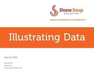 Illustrating Data 
April 18, 2014 
Julia Reich 
@juliareich 
stonesoupcreative.com  