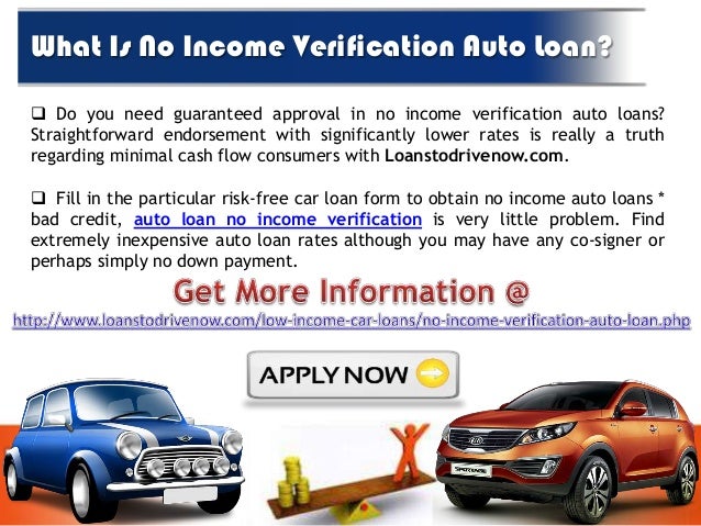 What loans can you get without an income verification?